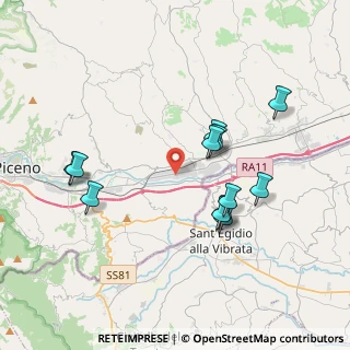 Mappa Via della Grandine, 63100 Ascoli Piceno AP, Italia (3.84417)