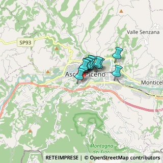 Mappa Via Pacifici Mazzoni, 63100 Ascoli Piceno AP, Italia (0.81636)