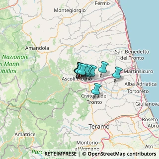 Mappa Via Pausola, 63100 Ascoli Piceno AP, Italia (4.3675)