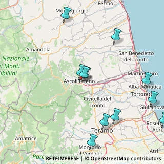 Mappa Via Pausola, 63100 Ascoli Piceno AP, Italia (22.92308)