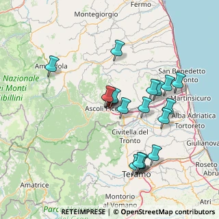 Mappa Via Pausola, 63100 Ascoli Piceno AP, Italia (14.0075)