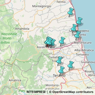 Mappa Via Pausola, 63100 Ascoli Piceno AP, Italia (13.71462)