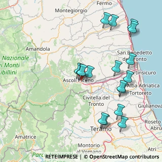 Mappa Via Pausola, 63100 Ascoli Piceno AP, Italia (18.09647)
