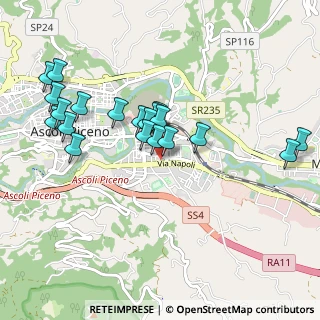 Mappa Via Pausola, 63100 Ascoli Piceno AP, Italia (0.9855)