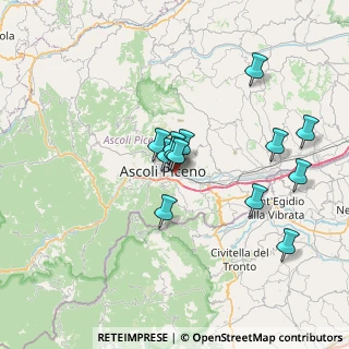 Mappa Via Pausola, 63100 Ascoli Piceno AP, Italia (6.43615)