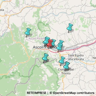 Mappa Via Pausola, 63100 Ascoli Piceno AP, Italia (5.57692)