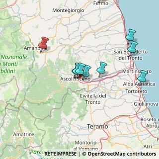 Mappa Via 214, 63100 Ascoli Piceno AP, Italia (17.11)