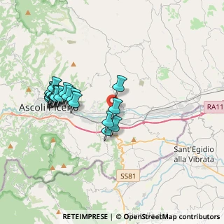 Mappa Ciclopedonale, 63100 Ascoli Piceno AP, Italia (3.8495)