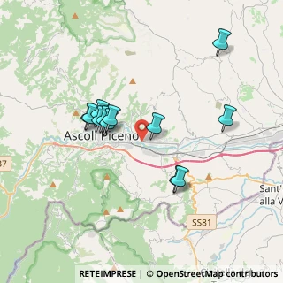 Mappa Via Tevere, 63100 Ascoli Piceno AP, Italia (3.44417)