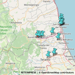 Mappa Via Tevere, 63100 Ascoli Piceno AP, Italia (18.684)