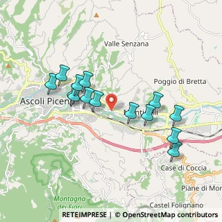 Mappa Via Tevere, 63100 Ascoli Piceno AP, Italia (1.83643)