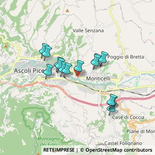 Mappa Via Tevere, 63100 Ascoli Piceno AP, Italia (1.59)