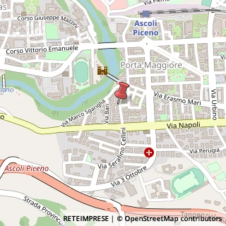 Mappa Via Serafino Cellini, 37, 63100 Ascoli Piceno, Ascoli Piceno (Marche)