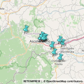 Mappa Via Serafino Cellini, 63100 Ascoli Piceno AP, Italia (4.36833)