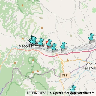 Mappa Largo delle Ginestre, 63100 Ascoli Piceno AP, Italia (3.56091)