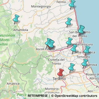 Mappa Largo delle Ginestre, 63100 Ascoli Piceno AP, Italia (18.88143)