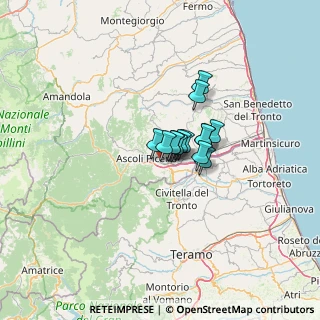 Mappa Largo delle Ginestre, 63100 Ascoli Piceno AP, Italia (6.58143)