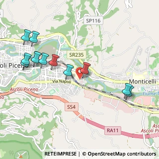 Mappa Via Elba, 63100 Ascoli Piceno AP, Italia (1.21833)