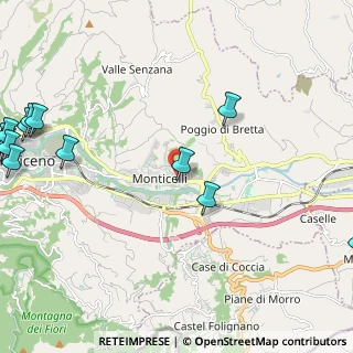 Mappa Viale della Libertà, 63100 Ascoli Piceno AP, Italia (3.46077)