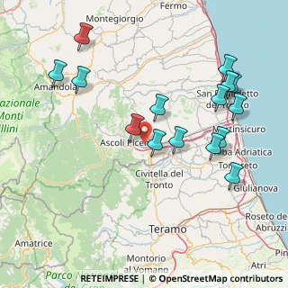 Mappa Viale della Libertà, 63100 Ascoli Piceno AP, Italia (17.94933)