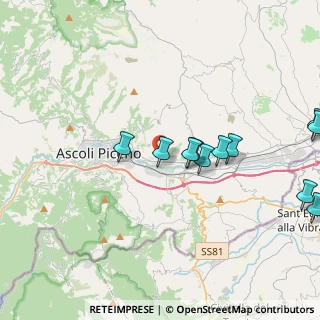 Mappa Via degli Iris, 63100 Ascoli Piceno AP, Italia (4.55091)