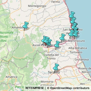 Mappa Via degli Iris, 63100 Ascoli Piceno AP, Italia (17.8025)