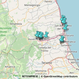 Mappa Via degli Iris, 63100 Ascoli Piceno AP, Italia (12.37083)
