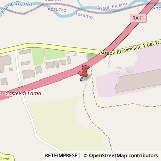 Mappa Km. 14.050, Via Bonifica Del Tronto, Ancarano, Te 64010, 64010 Ancarano TE, Italia, 64010 Ancarano, Teramo (Abruzzo)