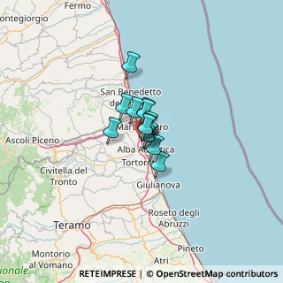 Mappa Via Luigi Galvani, 64014 Martinsicuro TE, Italia (5.07308)