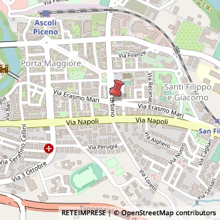 Mappa Via Erasmo Mari, 57, 63100 Ascoli Piceno, Ascoli Piceno (Marche)