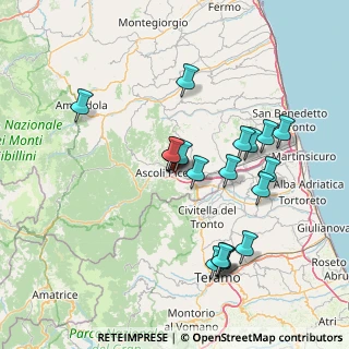 Mappa Via Urbino, 63100 Ascoli Piceno AP, Italia (13.985)