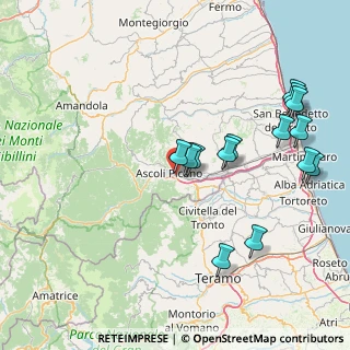 Mappa Via Napoli, 63100 Ascoli Piceno AP, Italia (17.81429)