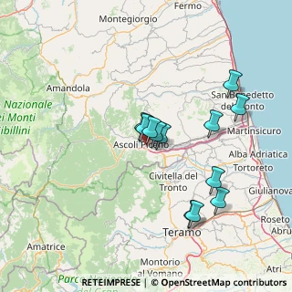 Mappa Via Napoli, 63100 Ascoli Piceno AP, Italia (13.30167)