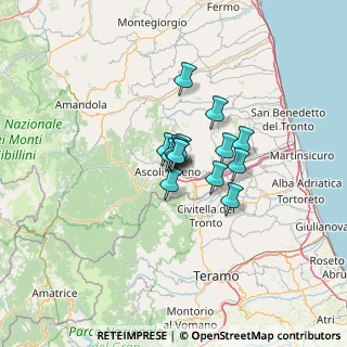Mappa Via Urbino, 63100 Ascoli Piceno AP, Italia (7.10143)