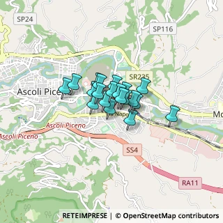 Mappa Via Napoli, 63100 Ascoli Piceno AP, Italia (0.4355)