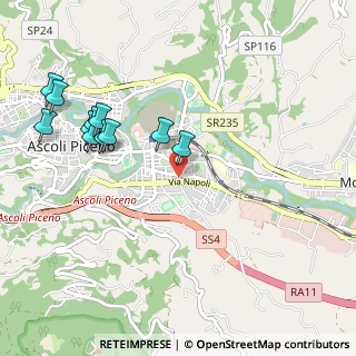 Mappa Via Urbino, 63100 Ascoli Piceno AP, Italia (1.16364)