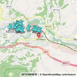 Mappa Via Napoli, 63100 Ascoli Piceno AP, Italia (1.08313)