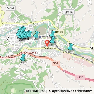 Mappa Via Napoli, 63100 Ascoli Piceno AP, Italia (1.07769)