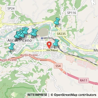 Mappa Via Urbino, 63100 Ascoli Piceno AP, Italia (1.21455)