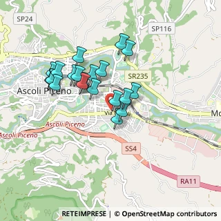 Mappa Via Napoli, 63100 Ascoli Piceno AP, Italia (0.804)