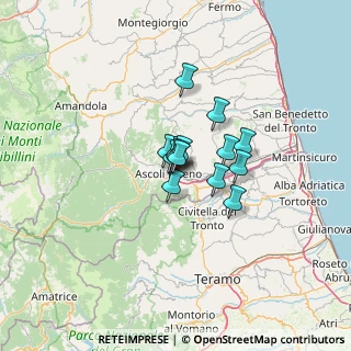 Mappa Telefono -, 63100 Ascoli Piceno AP, Italia (7.09214)
