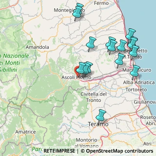 Mappa Via Amalfi, 63100 Ascoli Piceno AP, Italia (18.88188)