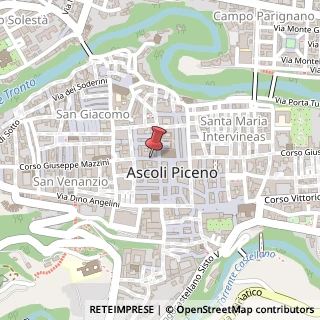 Mappa Corso Giuseppe Mazzini,  143, 63100 Ascoli Piceno, Ascoli Piceno (Marche)