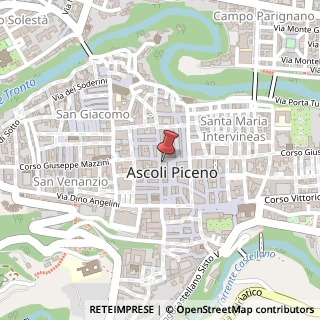 Mappa Via del Trivio, 34, 63100 Ascoli Piceno, Ascoli Piceno (Marche)