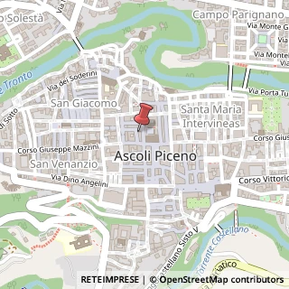Mappa Via del Trivio, 43, 63100 Ascoli Piceno, Ascoli Piceno (Marche)