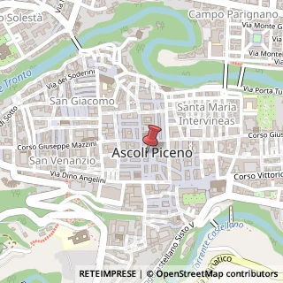 Mappa Piazza del Popolo, 11, 63100 Ascoli Piceno, Ascoli Piceno (Marche)