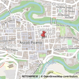 Mappa Corso Giuseppe Mazzini, 190, 63100 Ascoli Piceno, Ascoli Piceno (Marche)