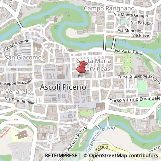 Mappa Corso Giuseppe Mazzini, 182, 63100 Ascoli Piceno, Ascoli Piceno (Marche)