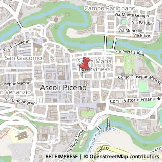 Mappa Largo Carlo Crivelli, n. 2, 63100 Ascoli Piceno, Ascoli Piceno (Marche)