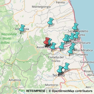 Mappa Via Luigi Marini, 63100 Ascoli Piceno AP, Italia (14.033)